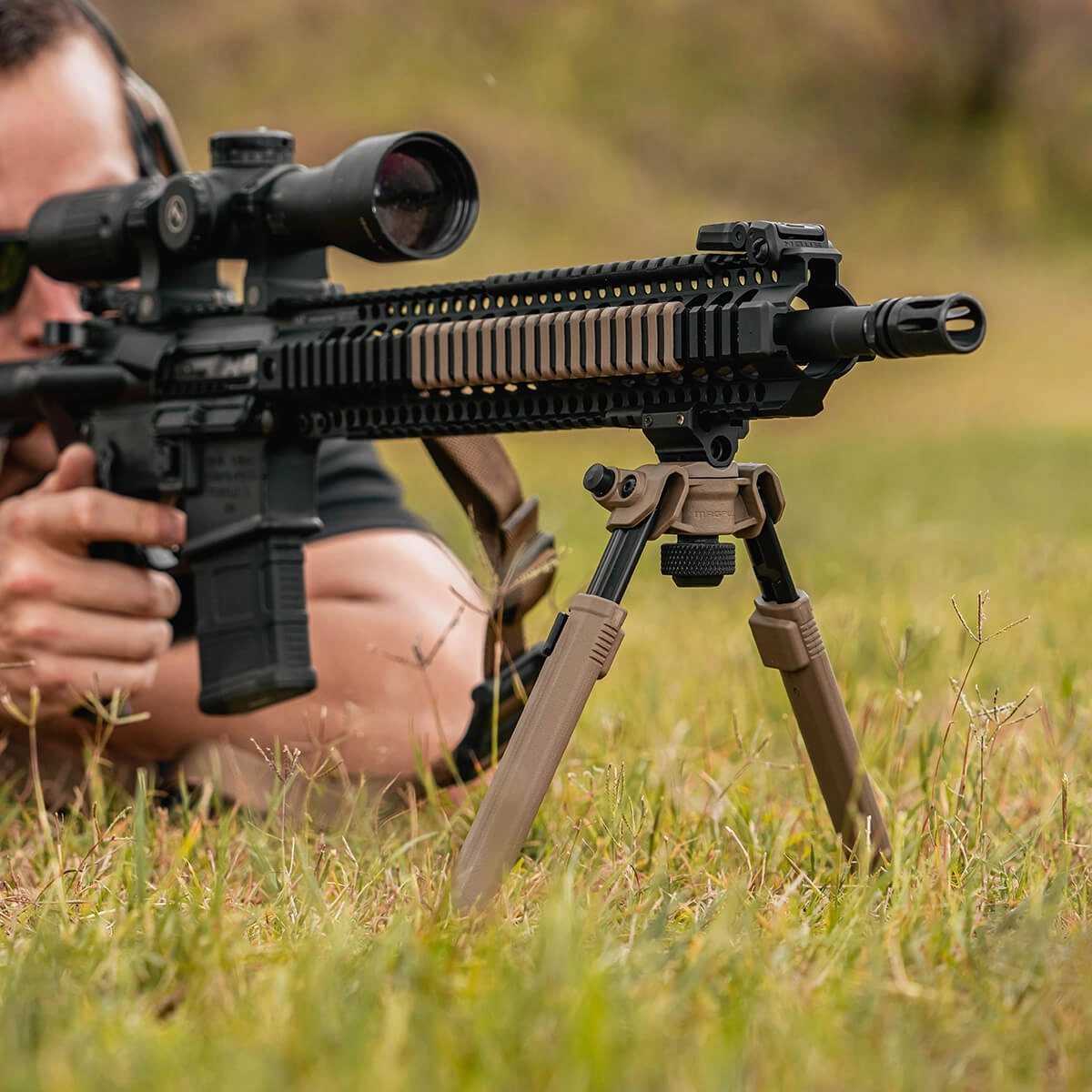 トイガン Magpul Bipod FOR 1913 Picatinny Rail FDE Magpul Bipod | Stabilitet och precision | Terräng