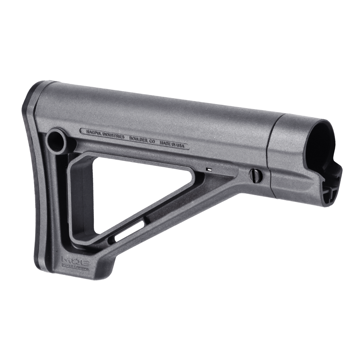 MOE® Fixed Carbine Stock – Mil-Spec Gray