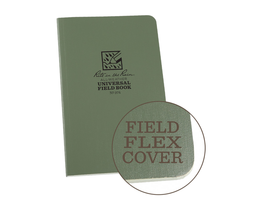 Notebook Soft Cover, 11,7 x 18,4 cm, Grön