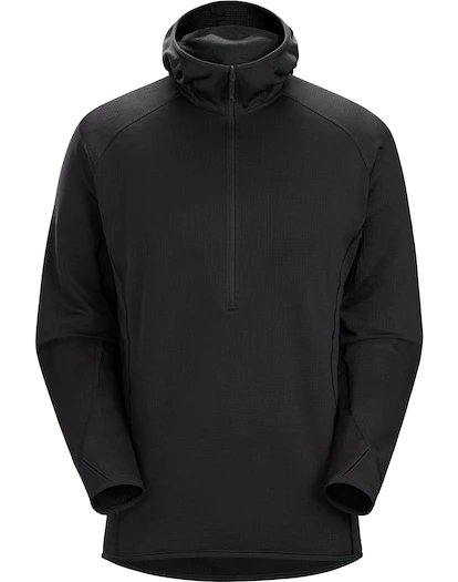 Delta AR Half Zip Hoody Svart, S