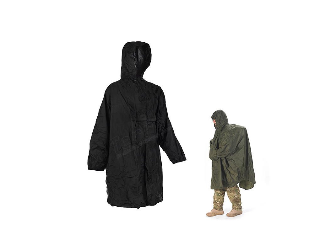 Enhanced Patrol Poncho Black