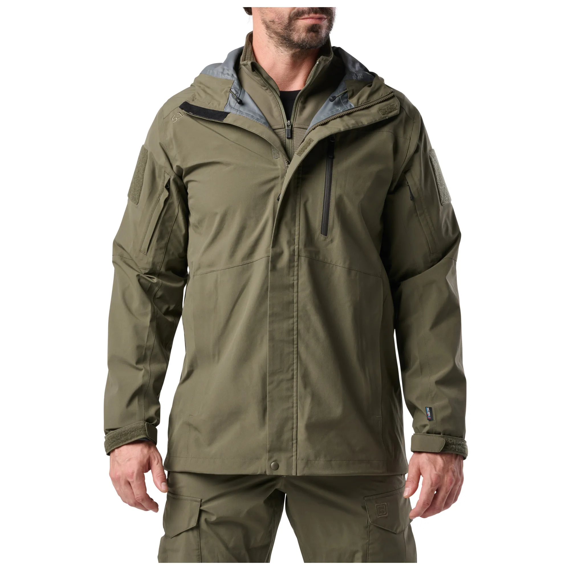 Force Rainshell Jacket Ranger Green, XL