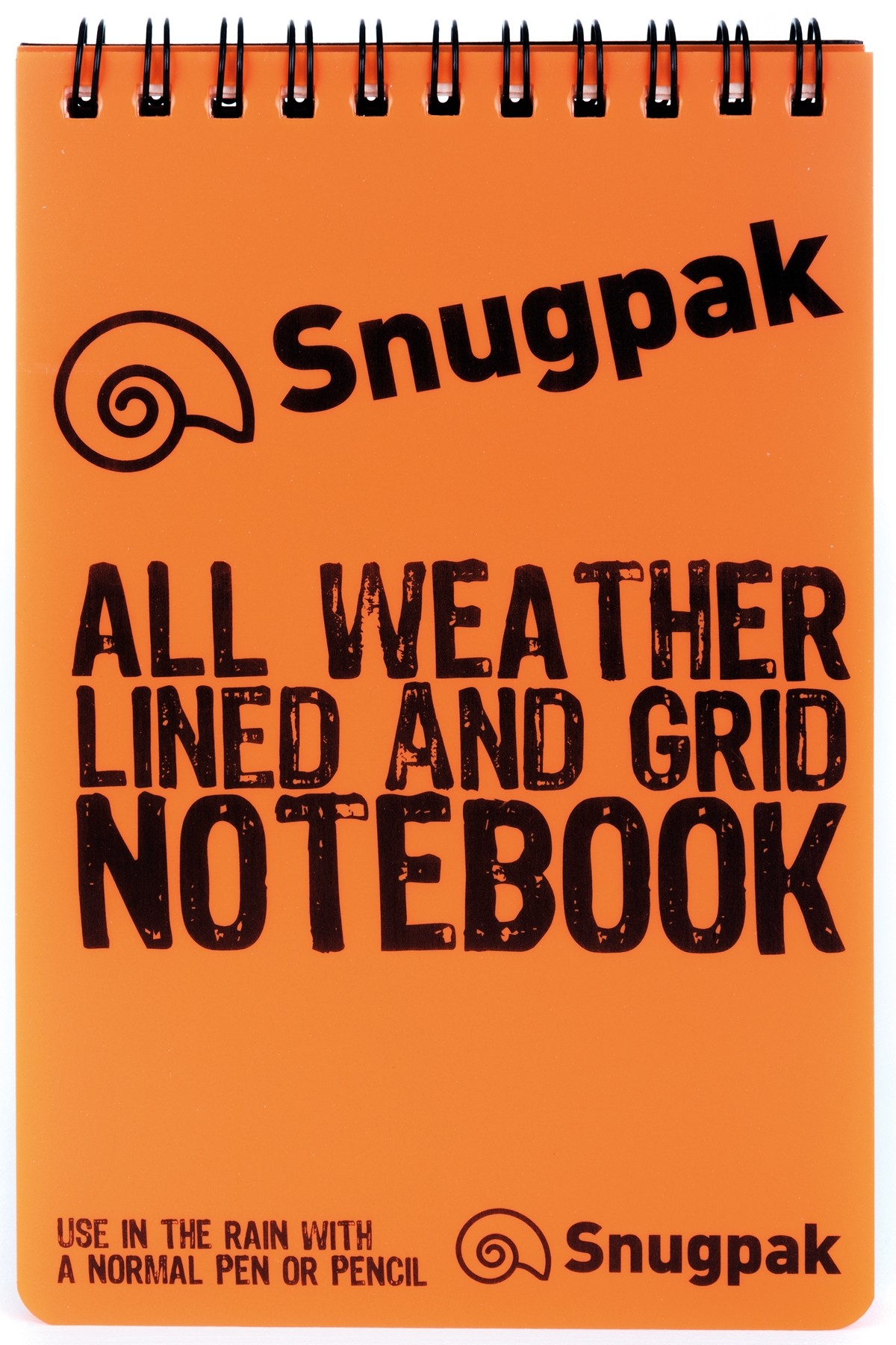 Water Resistant Notebook Orange