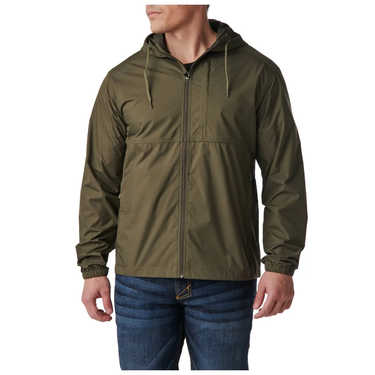 Radar Packable Hooded Jacket Ranger Green, XL