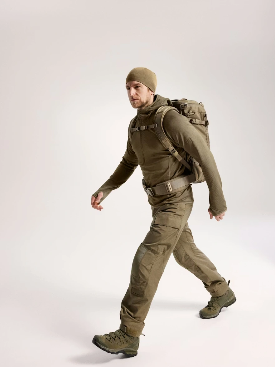 DELTA AR HALF ZIP HOODY - Crocodile L