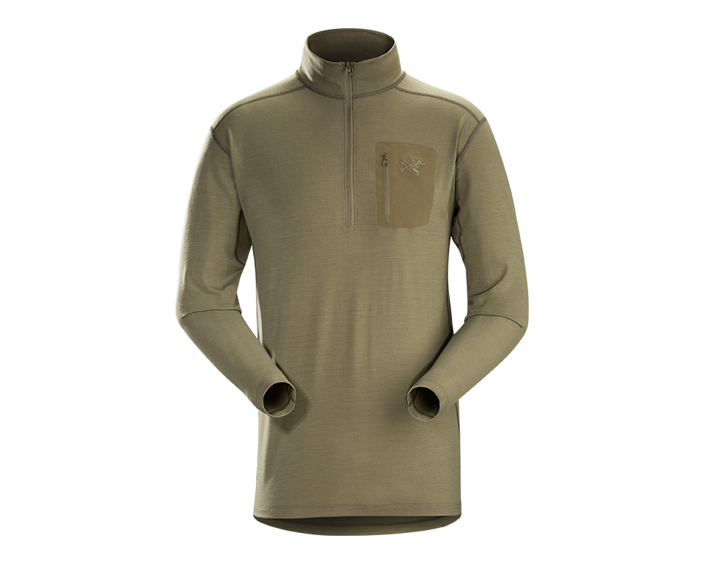 Cold WX Zip Neck AR (Wool) Gen 2 Crocodile, L