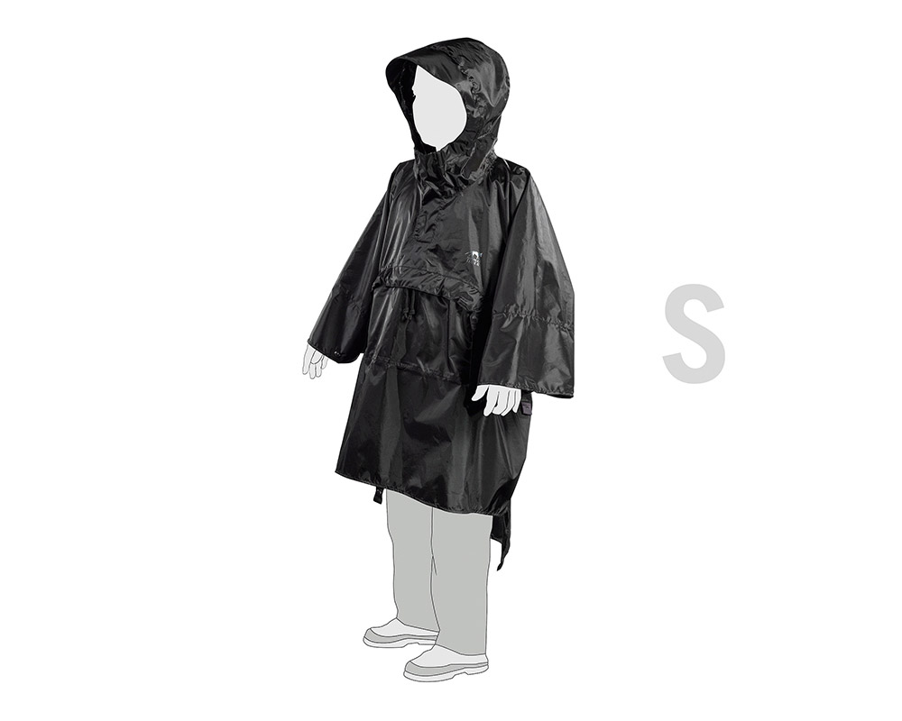 Tac Poncho Black, S