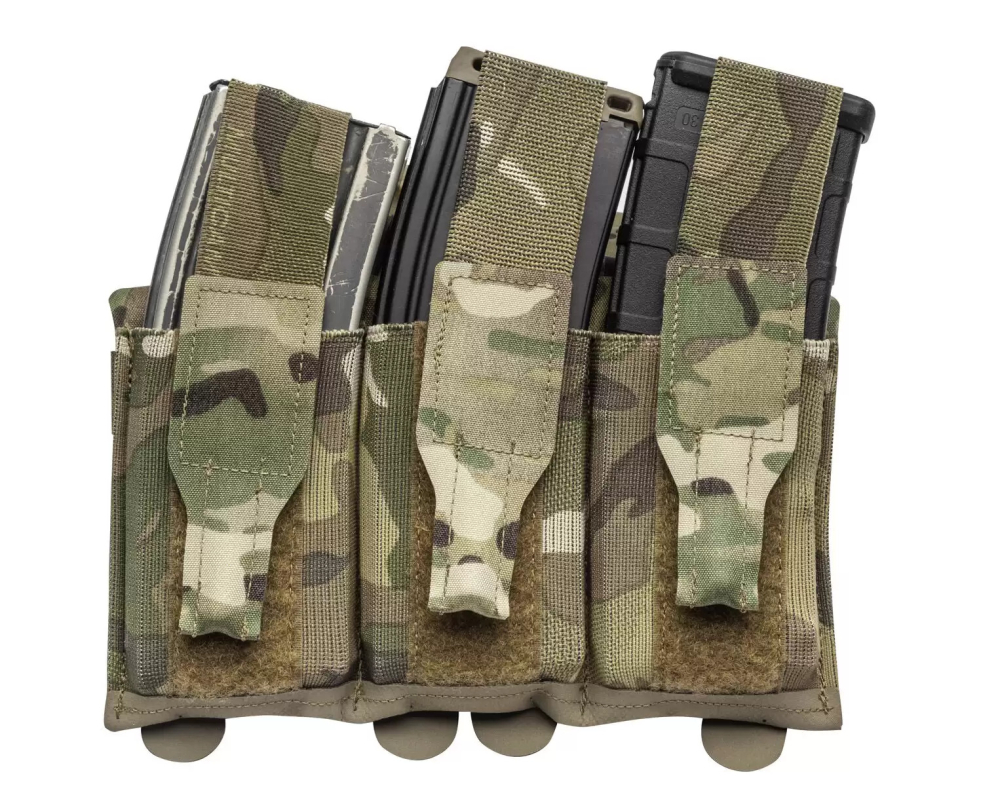 HW Flapped Ten Speed Triple M4 Magazine Pouch Multicam