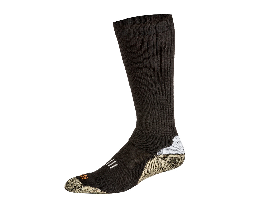 Merino Crew Sock Black Medium