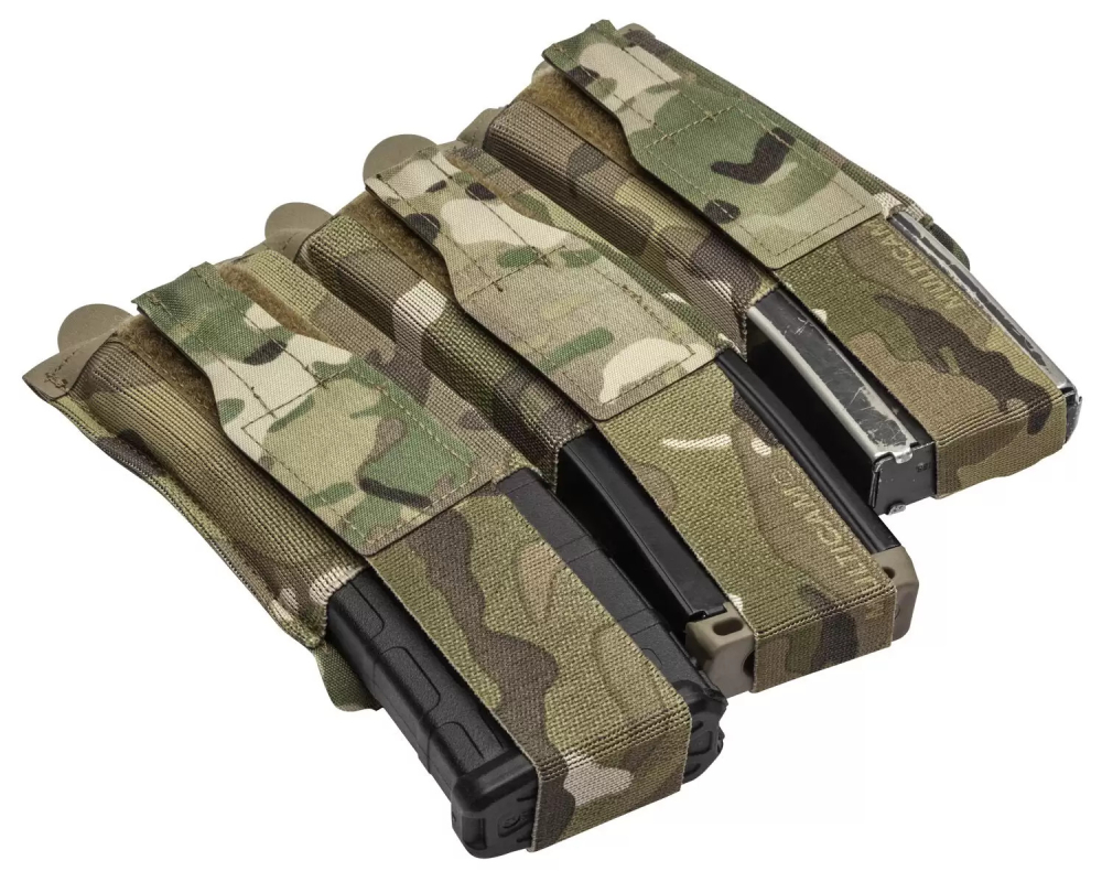 HW Flapped Ten Speed Triple M4 Magazine Pouch Multicam