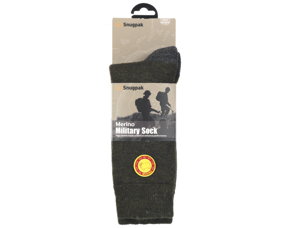 Merino Military Sock Olive