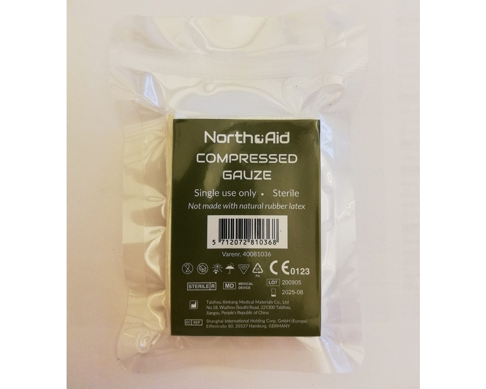 Compressed Gauze