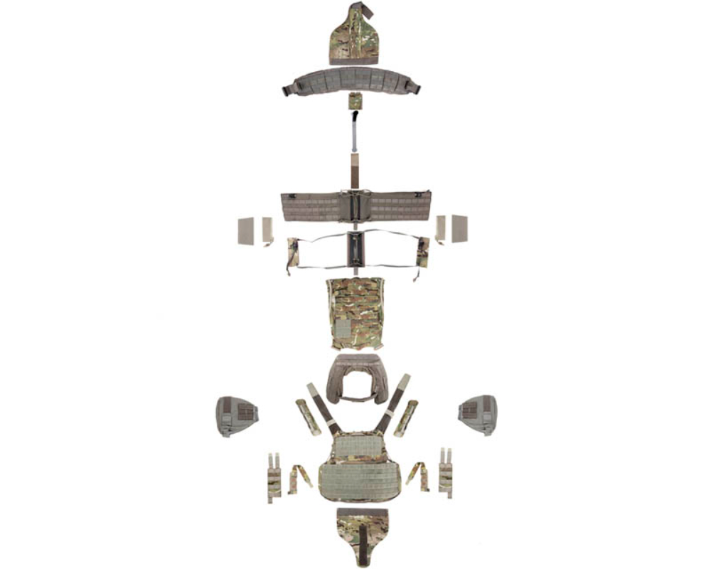 Squeeze plate carrier -17 Svart Small