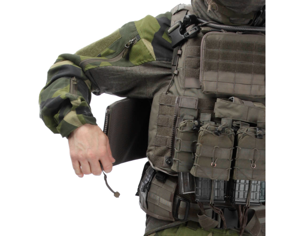 Squeeze plate carrier -17 Svart Small