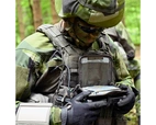 Squeeze plate carrier -17 Svart Small