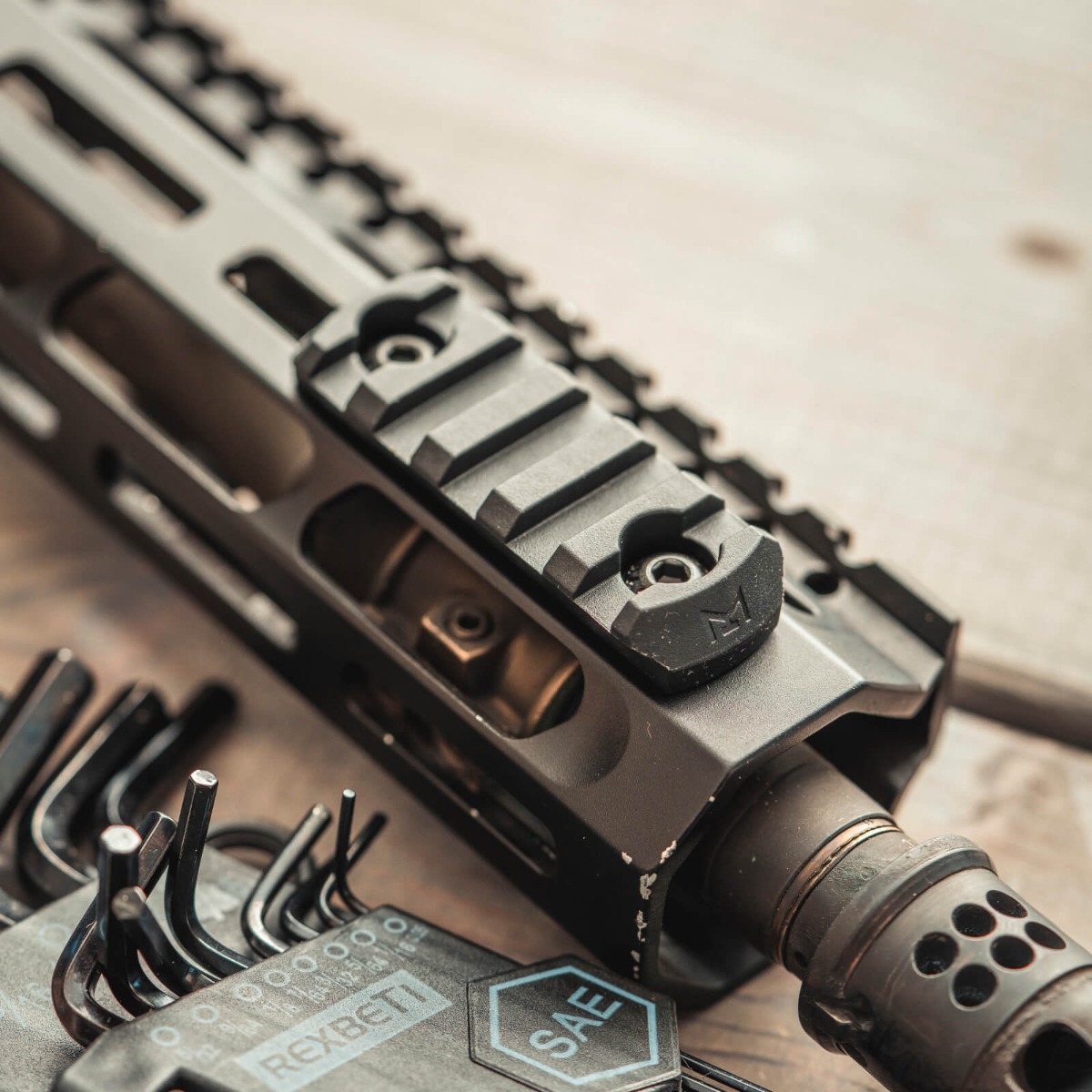 M-LOK™ Polymer Rail Section, 5 Slots Black