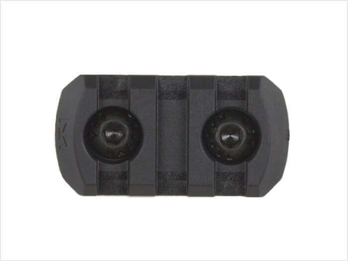 M-LOK™ Polymer Rail Section, 3 Slots Black
