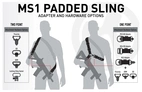 MS1® Padded Sling Black