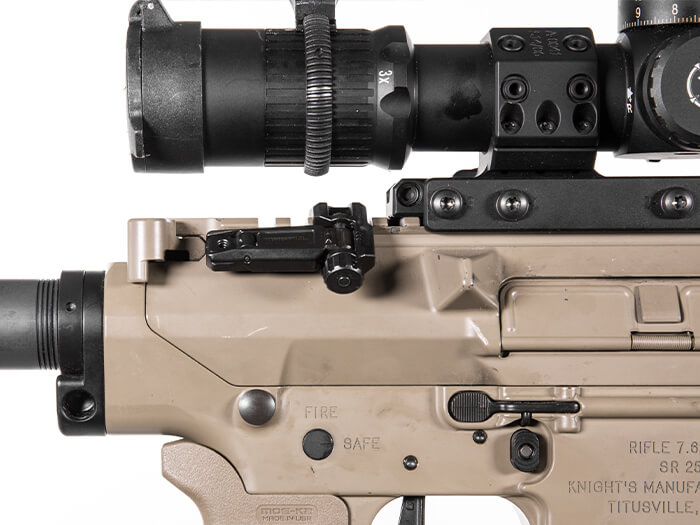 MBUS PRO Offset Sight Rear Black