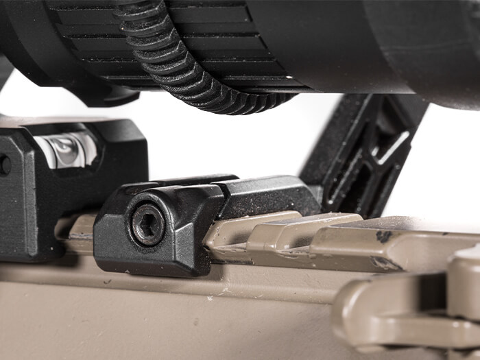 MBUS PRO Offset Sight Rear Black