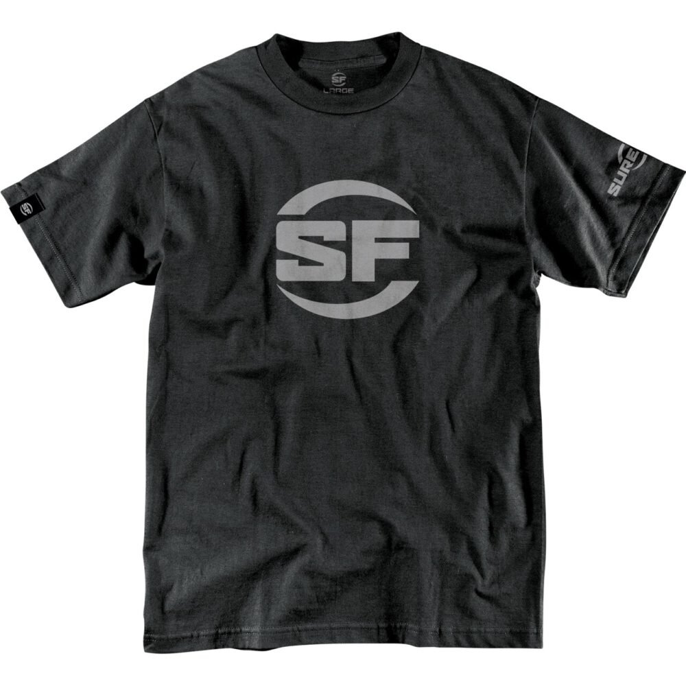 T-shirt Button Logo Black Large