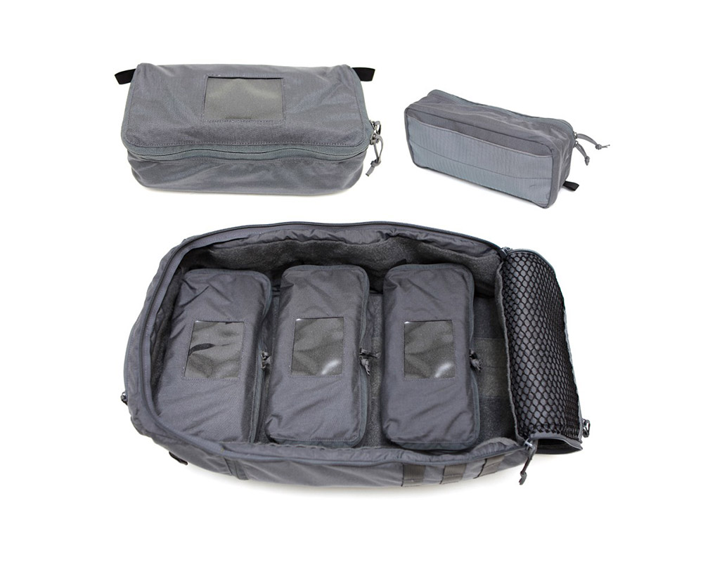 3" Large Open Window Pouch Black