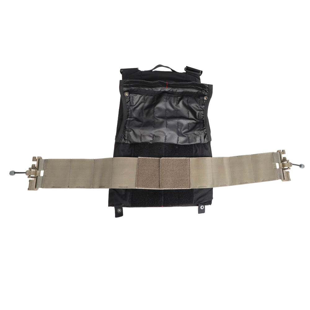 Elastic Cumber Bund w Compartments 1.0 Grey