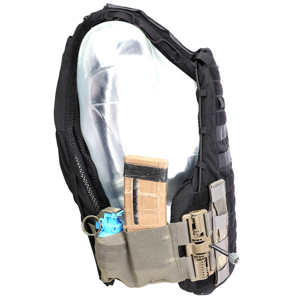 Elastic Cumber Bund w Compartments 1.0 Grey