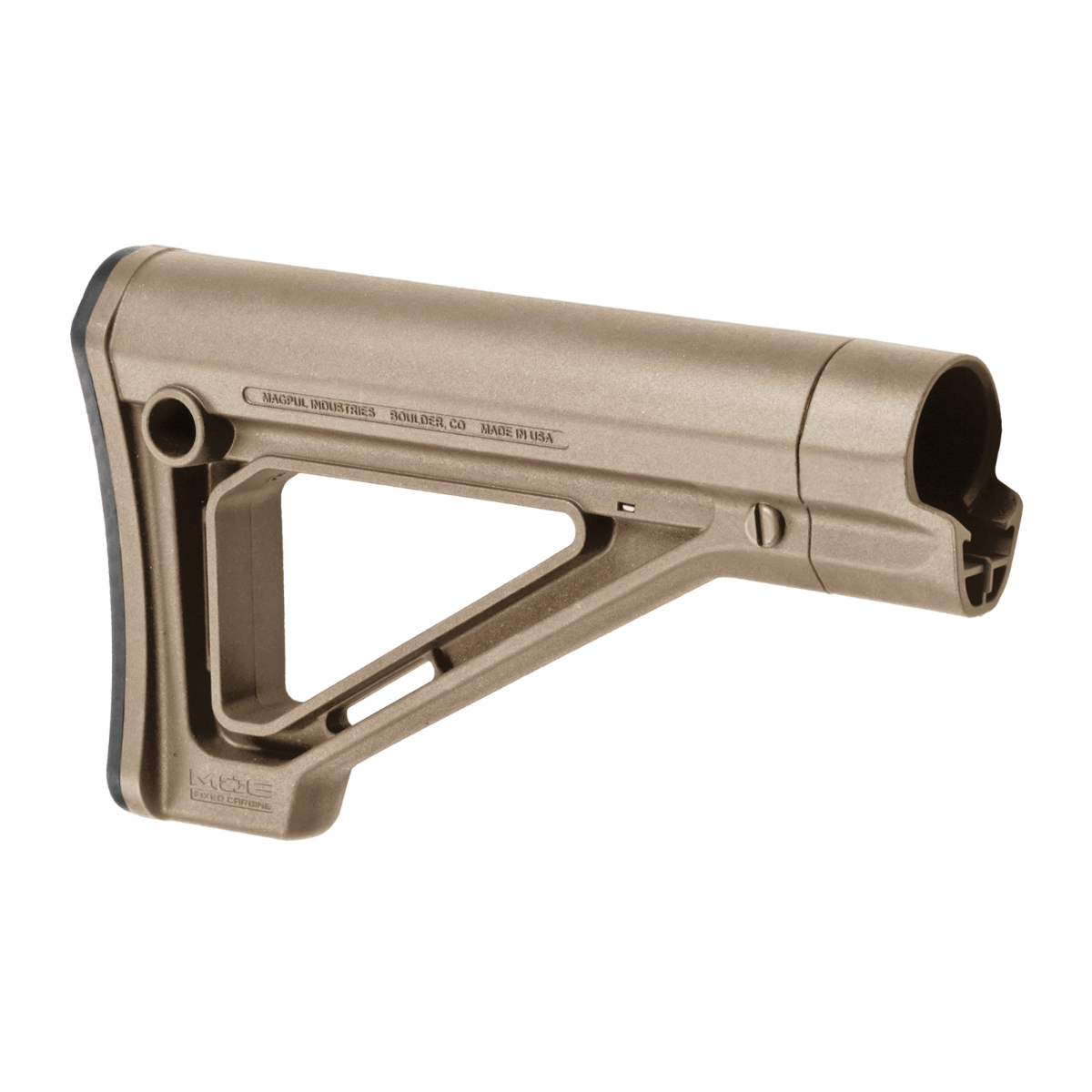 MOE® Fixed Carbine Stock – Mil-Spec FDE