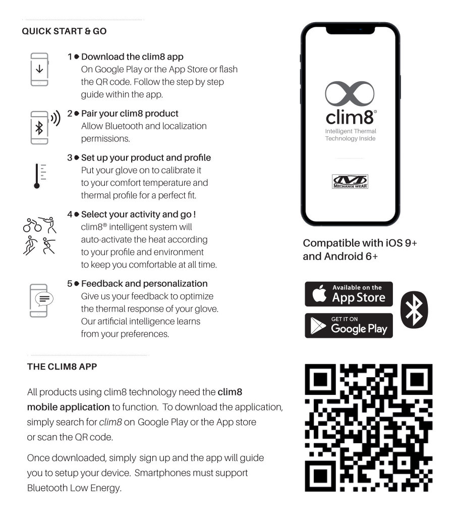 ColdWork Heated Glove Small