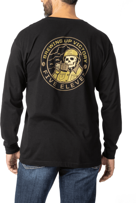 Brewing Up Victory L/S T-Shirt Black Large
