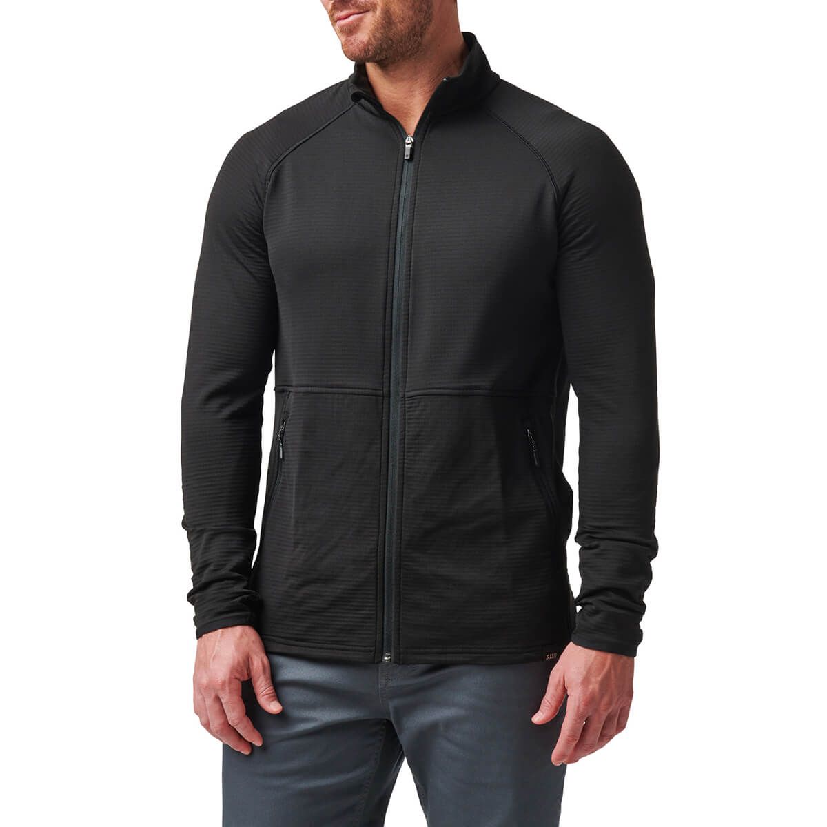 Stratos Full Zip Black Medium