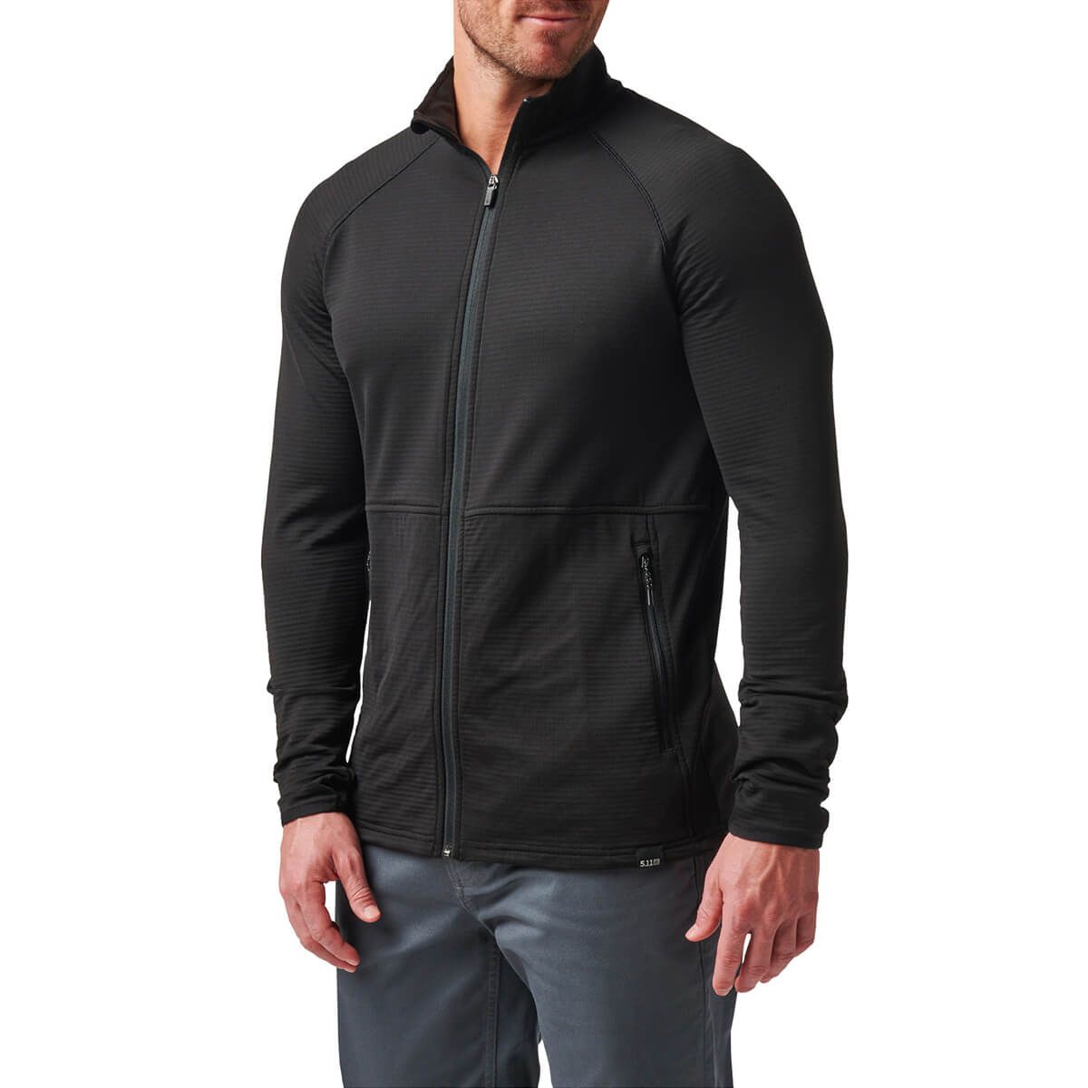 Stratos Full Zip Black Medium