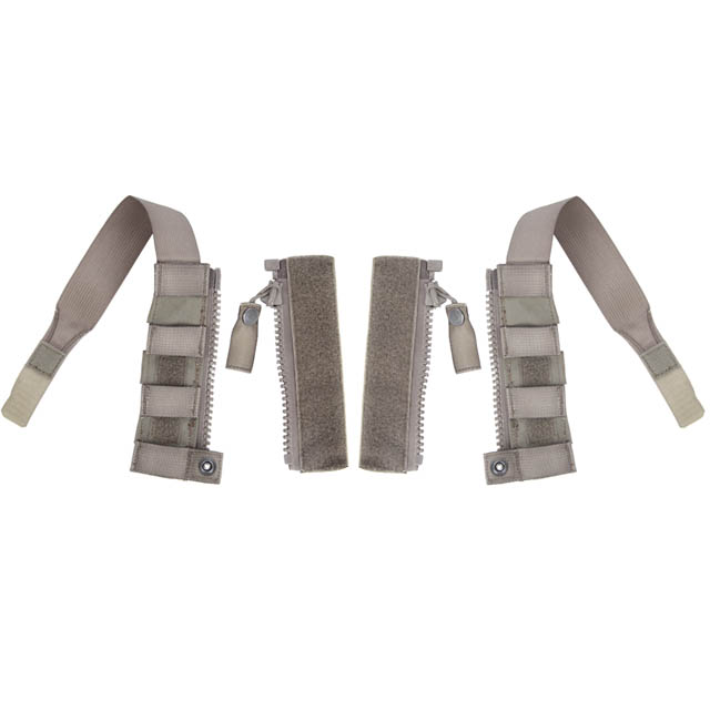 Squeeze Zipper Closure - 17 Grey