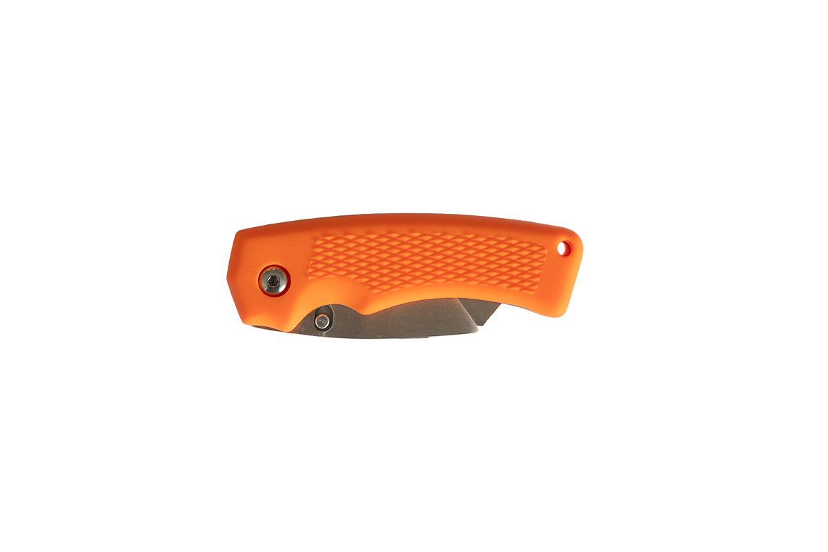 Edge fällkniv gummi handtag orange