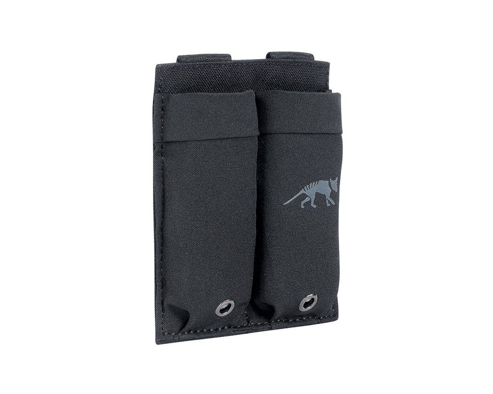 2 DBL Pistol Mag Pouch LP Black Onesize