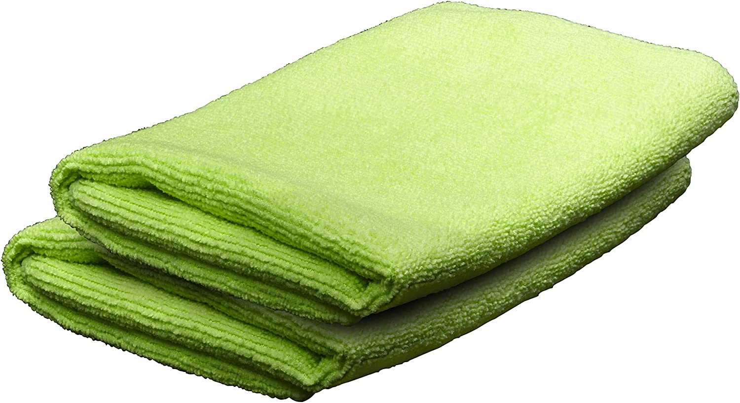 Green Microfiber Towel - 2 Pack