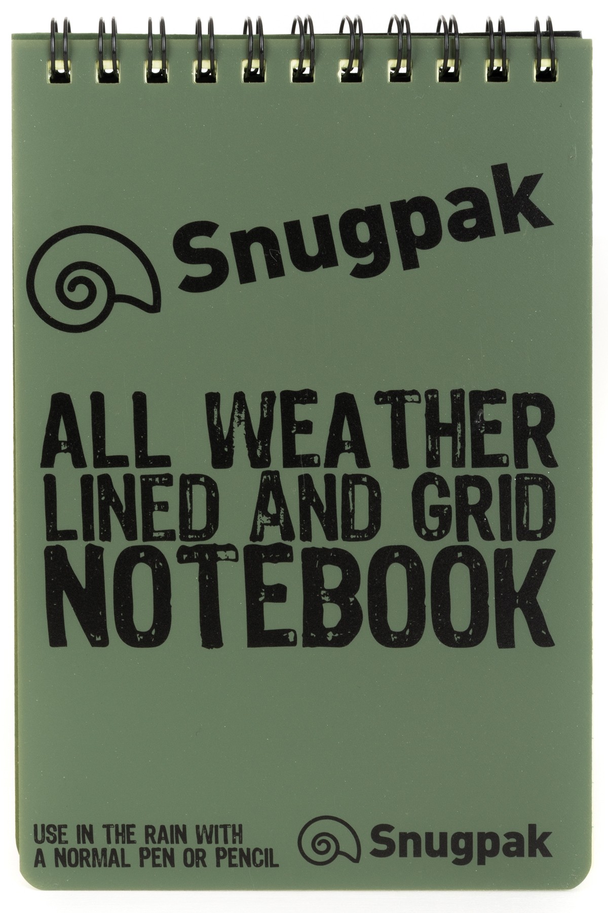 Water Resistant Notebook Olive