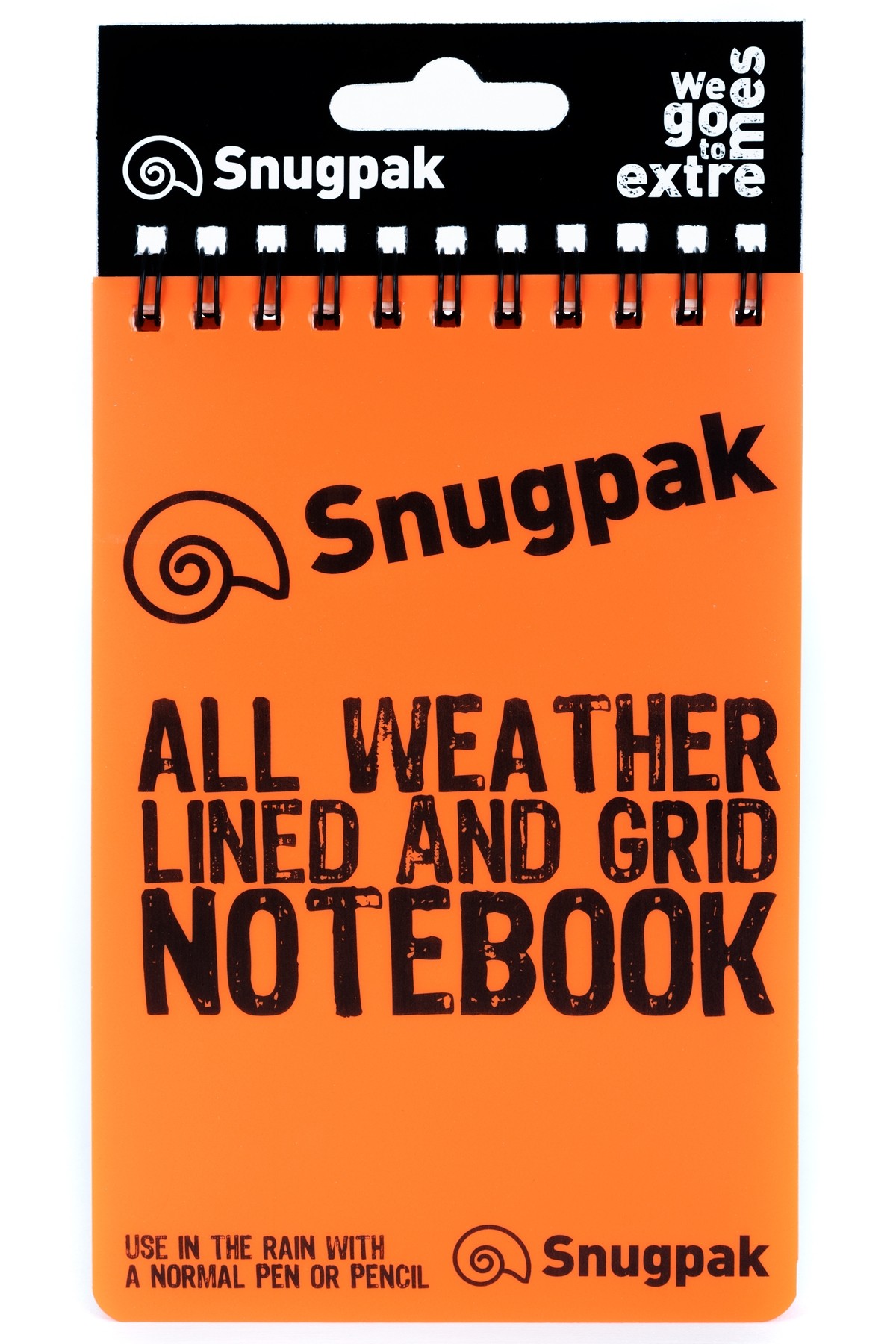 Water Resistant Notebook Orange