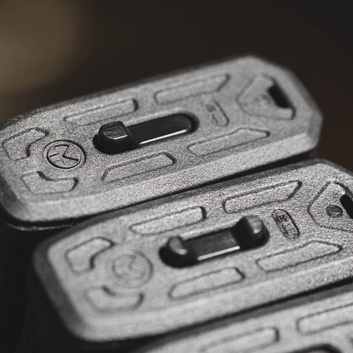 Tactile Lock-Plate - Type 1, 5 Pack Black