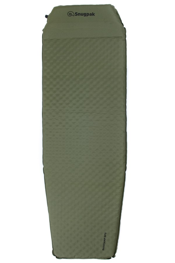 XL Self-Inflating Mat with Built-in Pillow Olive, One Size