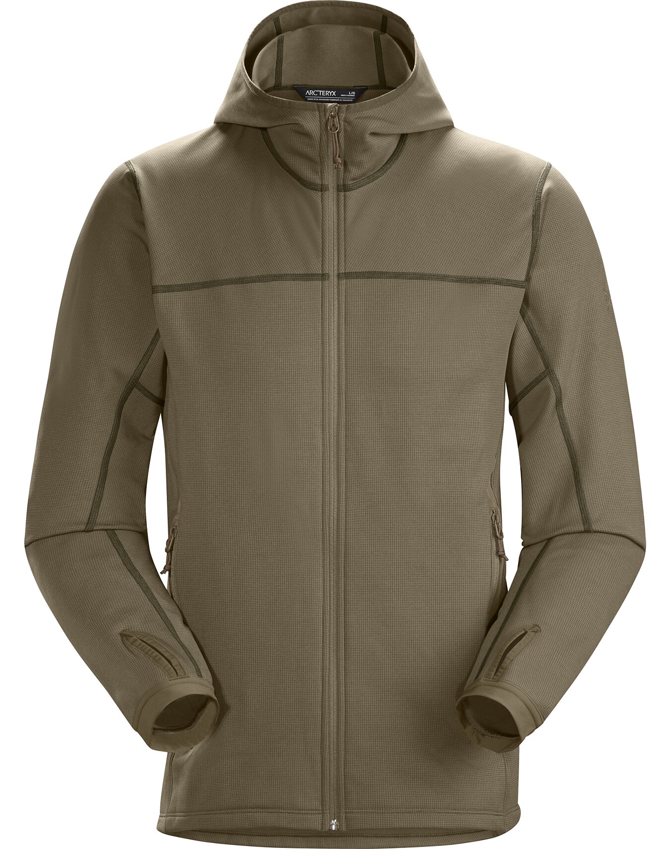 Naga Hoody Full Zip (Gen 2.1) Crocodile
