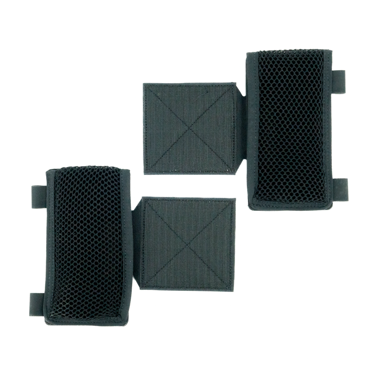 Chest Rig Side Saddle Pair Black, One Size