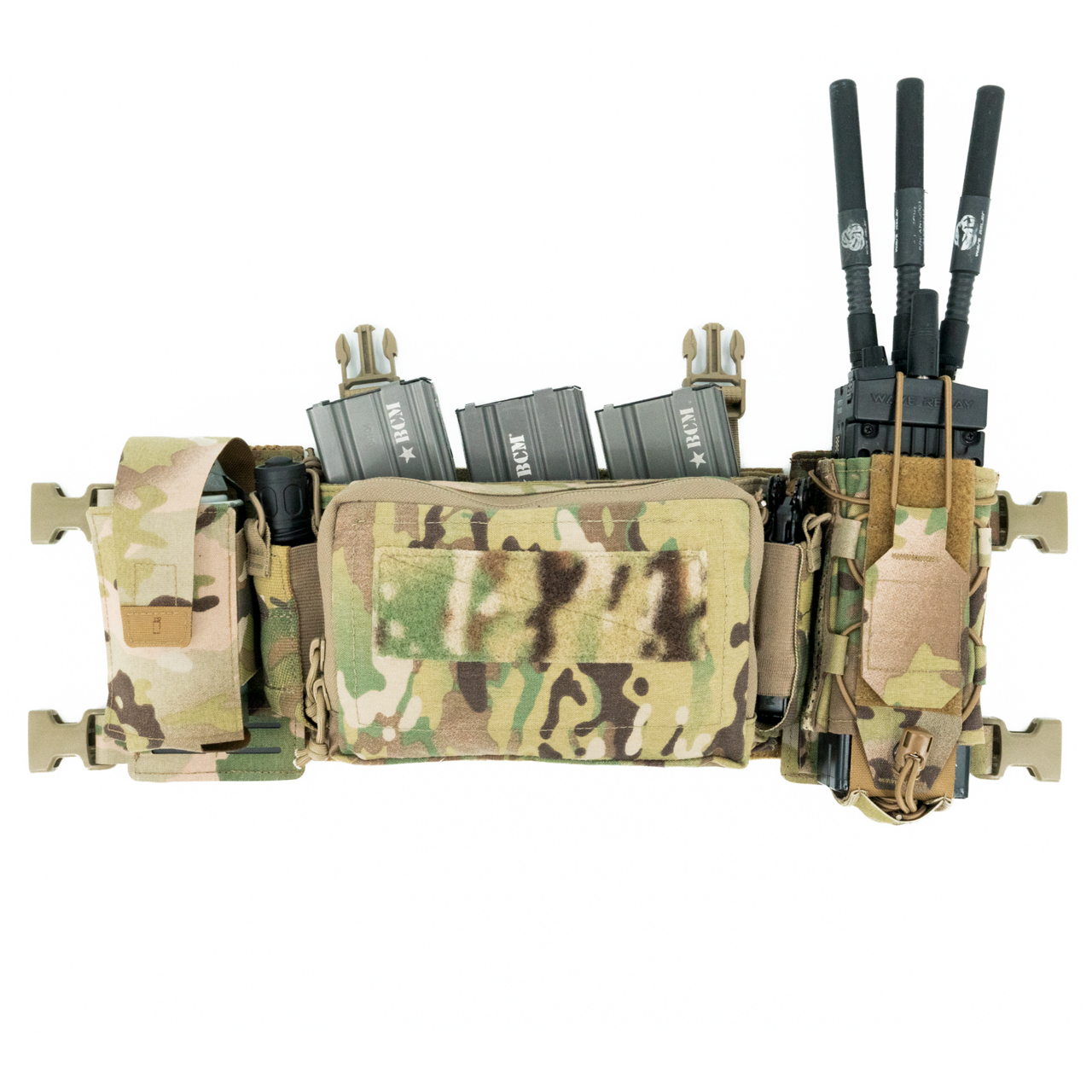 Chest Rig Side Saddle Pair Multicam