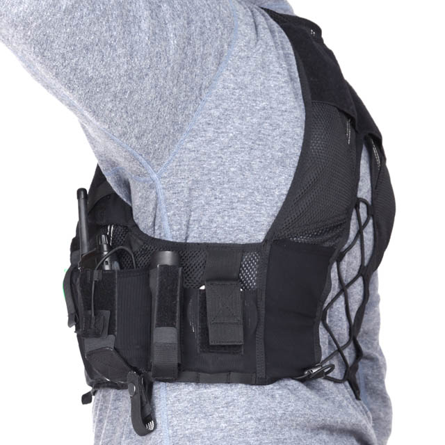 Dold spaningsutrustningsväst - 05 Svart Medium