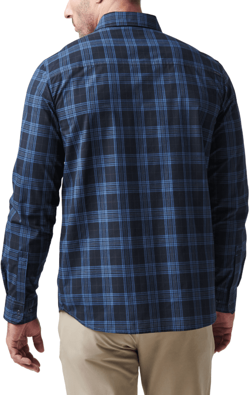 Igor Plaid L/S Cobalt Blue Plaid X-Large