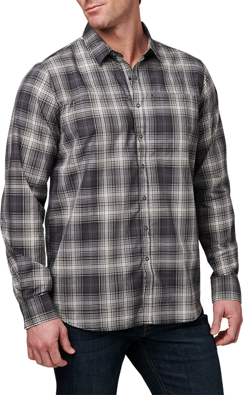 Igor Plaid L/S Black Plaid 2 X-Large