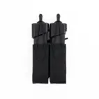 Double Pistol Mag Pouch Black
