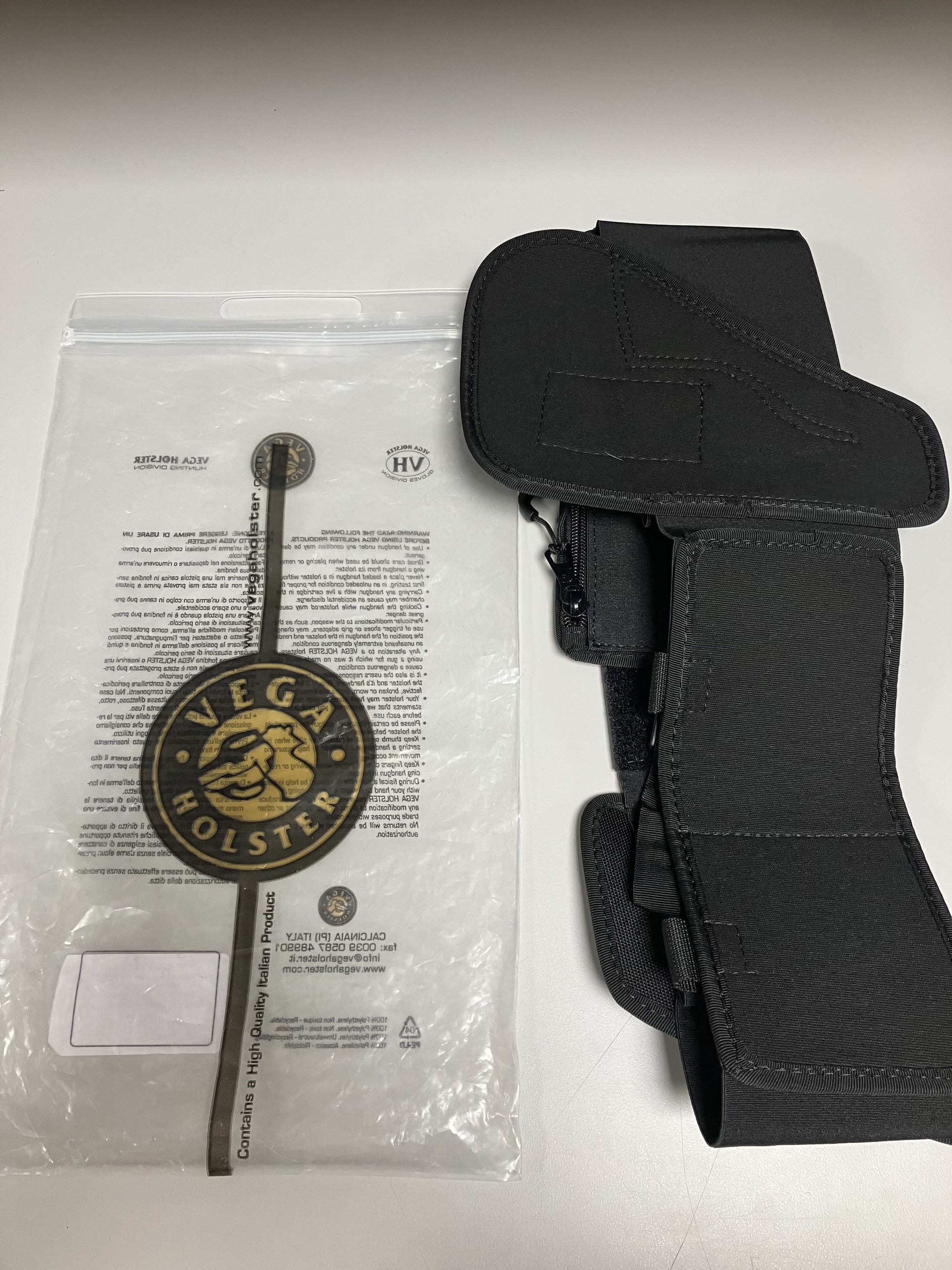 Elastiskt midjehölster Svart Medium