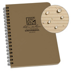 Notebook Side-Spiral, 17,8 x 11,7 cm, Tan